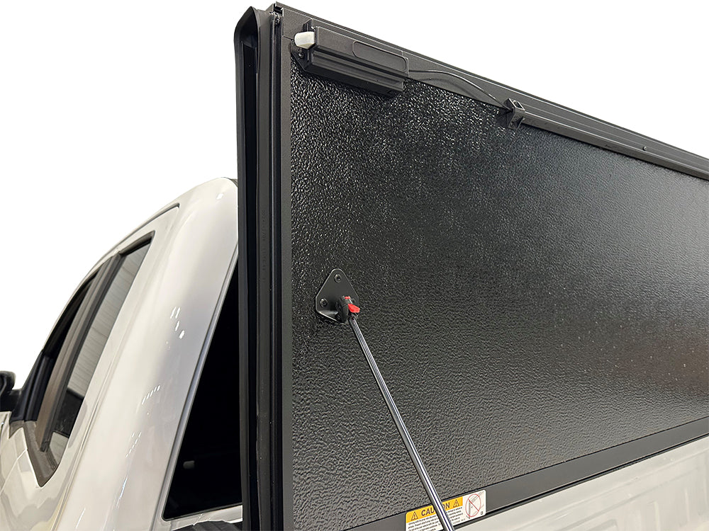 Pro-Series Hard Quad Fold Tonneau Cover for 2014-2018 (2019 LTD) GMC Sierra & Chevrolet Silverado 1500, 2015-2019 GMC Sierra & Chevrolet Silverado 2500HD & 3500HD 6'6" Bed