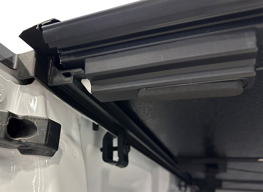 Pro-Series Hard Quad Fold Tonneau Cover for 2014-2018 (2019 LTD) GMC Sierra & Chevrolet Silverado 1500, 2015-2019 GMC Sierra & Chevrolet Silverado 2500HD & 3500HD 6'6" Bed