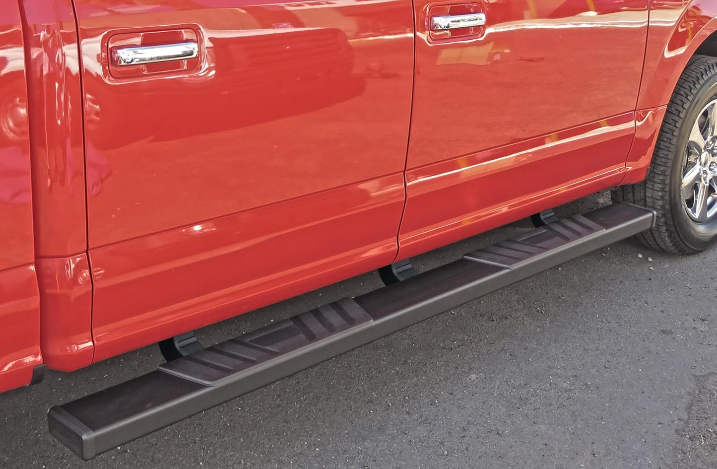 6" Textured Black OE Running Boards For 2019-2025 Dodge Ram 1500 Crew Cab