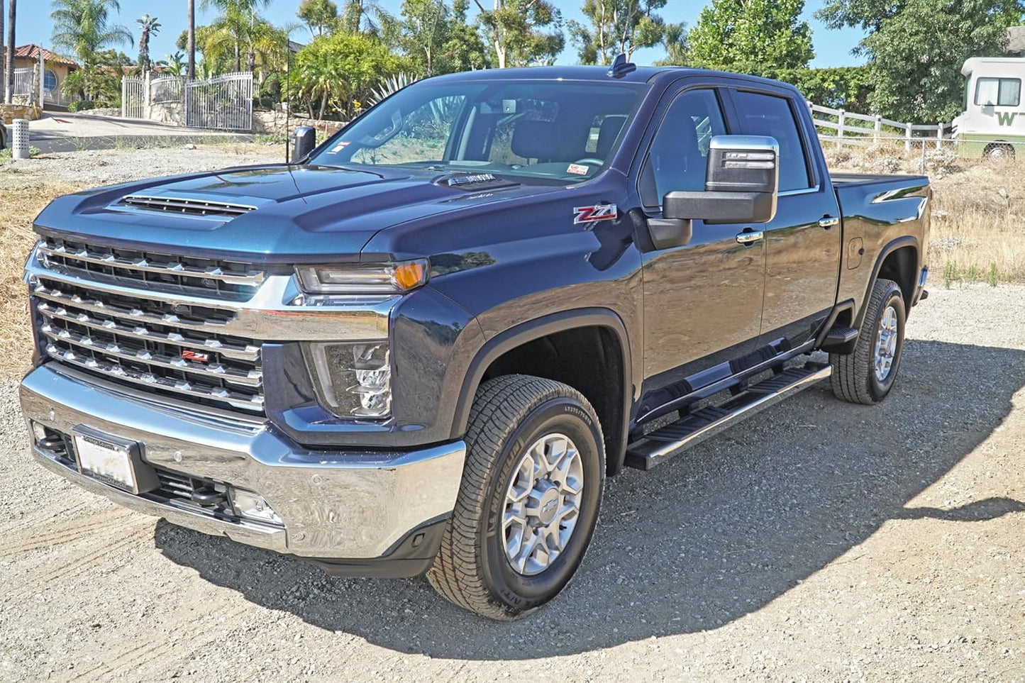 6" Textured Black OE Running Boards For 2019-2025 Dodge Ram 1500 Crew Cab