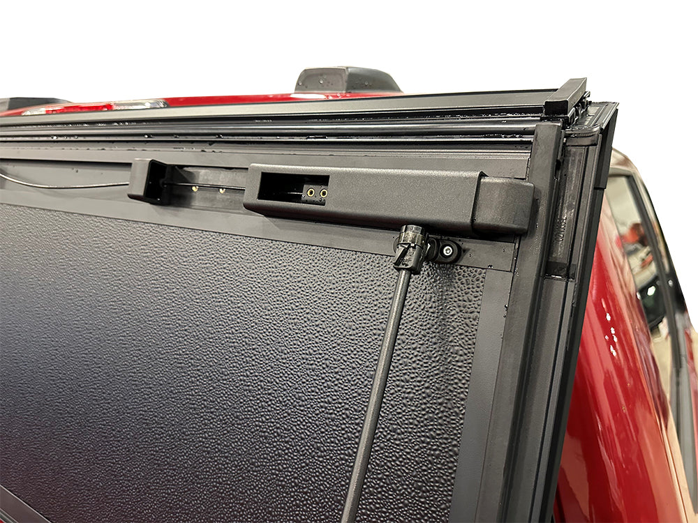 Full Bed Access Hard Fold Tonneau Cover For 2019-2025 Dodge Ram 5'7'' Bed By Haylhan