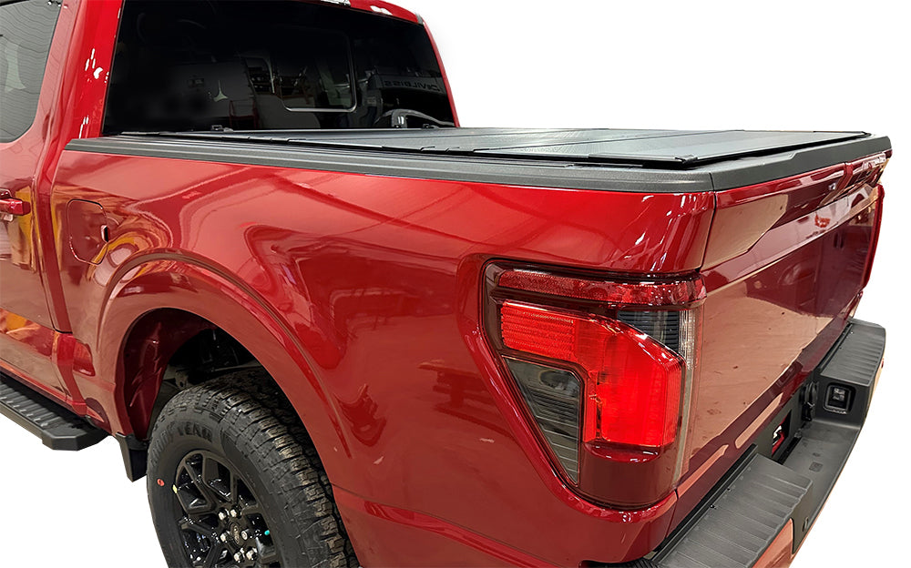 Full Bed Access Hard Fold Tonneau Cover For 2019-2025 Dodge Ram 5'7'' Bed By Haylhan