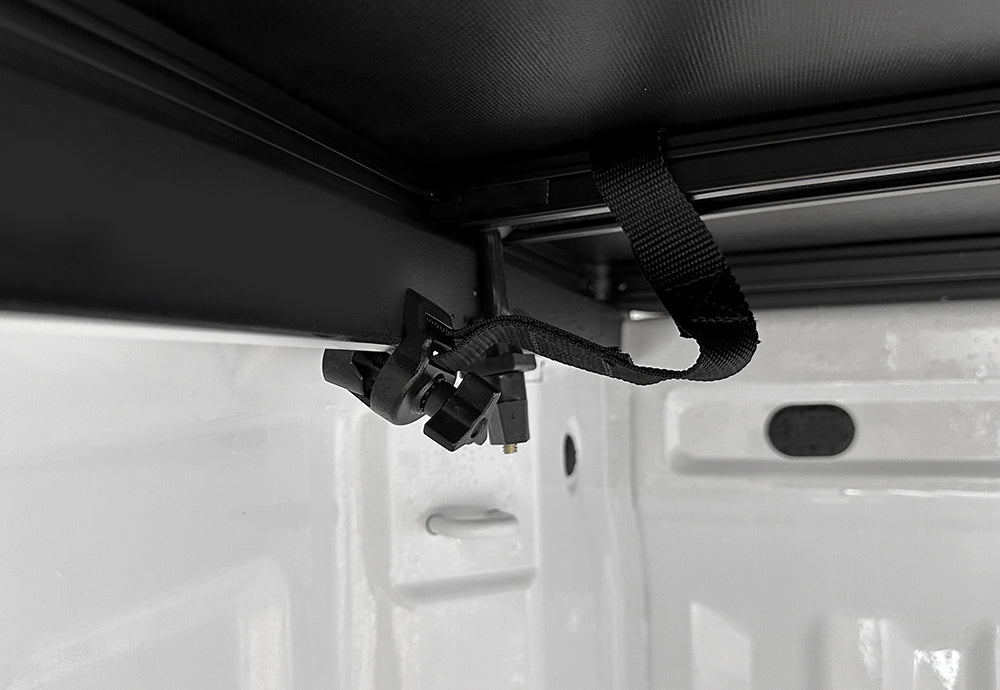 Pro-Series Soft Tri-Fold Tonneau Cover For 2022-2025 Toyota Tundra 5'6" Bed, with Deck Rail System by Haylhan