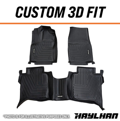 Custom Fit 3D Floor Liners for 2015-2024 Ford Edge