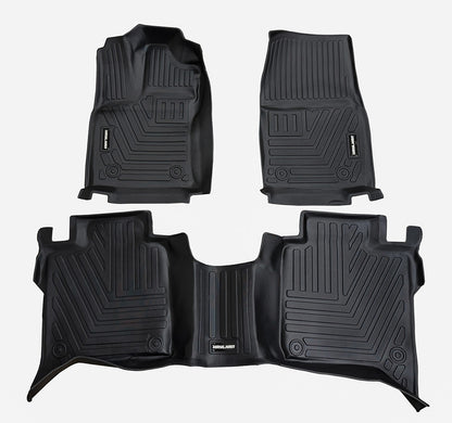 Custom Fit 3D Floor Liners for 2012-2021 Toyota Tundra Crew Cab