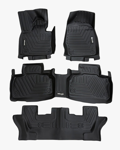 Custom Fit 3D Floor Liners for 2021-2026 Ford Explorer 7 Passenger
