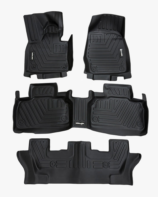 Custom Fit 3D Floor Liners for 2021-2026 Ford Explorer 7 Passenger