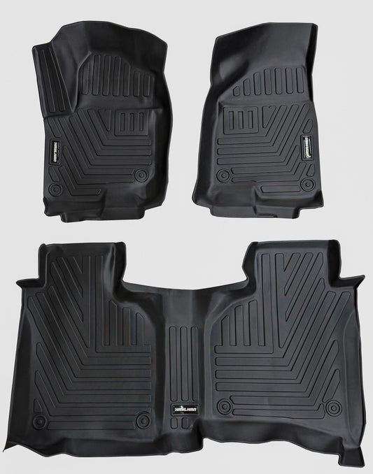 Custom Fit 3D Floor Liners for 2020-2026 Silverado/Sierra Crew Cab