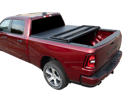 Soft Tri-Fold Tonneau Cover for 2019-2024 Chevrolet Silverado 1500 6'6" or GMC Sierra 1500 6'6" Bed by Haylhan