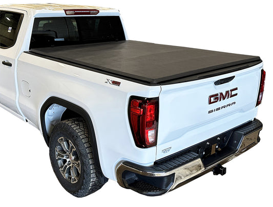 Pro-Series Soft Tri-Fold Tonneau Cover For 2009-18 Dodge Ram; 2019-2024 Ram 1500 Classic 1500 5'7" Bed by Haylhan
